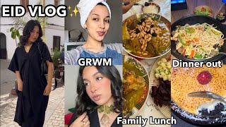 Eid Vlog  GRWM for Eid Al Fitr 🌙❤️💸 [upl. by Dlonyar7]