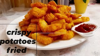 Crisply potatoes fry recipe ፈጣንና ቀላል የድንች ጥብስ አስራር [upl. by Fiedling777]