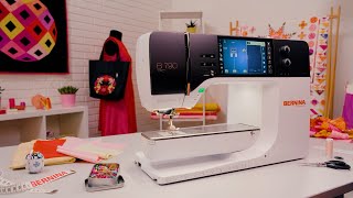 Getting started Bobbin Winding and Threading on the BERNINA 790 PRO [upl. by Robbin]