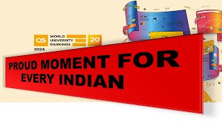 QS world university rankings 2024  India in World University Ranking 2024 [upl. by Marka]