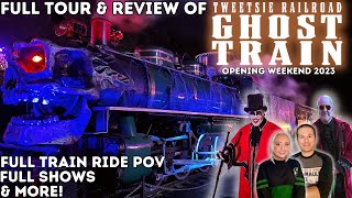 Tweetsie Railroads Ghost Train FULL Tour amp Review  Train Ride POV LIVE Shows amp More 2023 [upl. by Yesnek]