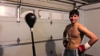 Ryan Garcia demonstrates how to use the cobra bag 🔥 [upl. by Falconer755]