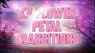 Flower Petals Wipe Twitch STRINGER TRANSITIONS  Cherry Blossom Japanese Cute  2 Sound Effects [upl. by Jonny]