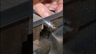 Making a counterbore from carbon steel in the home workshop [upl. by Ahsiemaj]