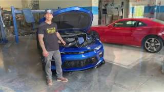 20162020 Chevrolet Camaro SS 62L BBK Black Series Cold Air Installation [upl. by Adnuhsat135]