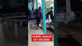 CABREL NANJIP  le comédien rend lâme après un accident de voiture artiste cameroun art [upl. by Onailil]