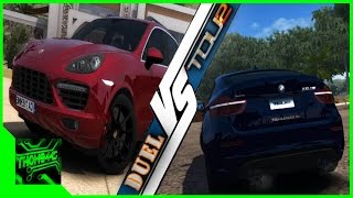 Duel TDU 2  BMW X6M vs Porsche Cayenne GTS [upl. by Eneiluj]