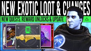 Destiny 2 NEW EXOTIC LOOT amp PATCH CHANGES Ergo Sum CATALYST Facet NERF Changes amp More 18 June [upl. by Nosnorb]