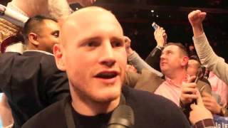 GEORGE GROVES REACTS TO STABLEMATE CARL FRAMPTONS SD WIN OVER SCOTT QUIGG  amp SEEING JAMES DeGALE [upl. by Norat]