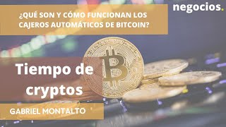 ¿Qué son y cómo funcionan los cajeros automáticos de Bitcoin [upl. by Coheman516]