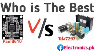 Which Circuit Is Best Pam 8610  Tda7297 sound Test Comparison [upl. by Ellehciram]