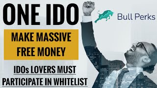 One IDO make free massive money  What is Bullperks and how to participate Bullperks IDO whitelist [upl. by Ahsek]