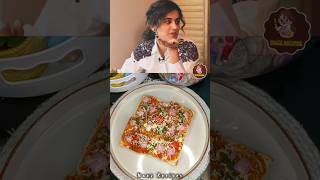 Taapsee pannu bread pizza  🍕 shorts [upl. by Arymahs363]