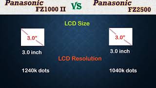 Panasonic FZ1000 II vs FZ2500  Comparison Specifications Price [upl. by Rosamond506]