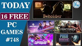 🔥 Today 16 FREE PC GAMES  21 November 2024  Limited Time Offer Grab it NOW 🔥 Episode 748 [upl. by Ahsata]