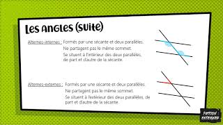 Propriétés des angles [upl. by Ona]