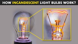 How Incandescent Light Bulb Works [upl. by Anilocin]