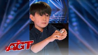 Adorable Kid Magician WOWS The Judges  Americas Got Talent 2021  Shorts [upl. by Ostraw]