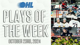 OHL Plays of the Week Oct 2224 [upl. by Ellevel]