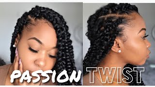 How To Easy PASSION Twist Using Rubber Band Method  Stepbystep  Beginner Friendly  Kinzey Rae [upl. by Anirehtac]