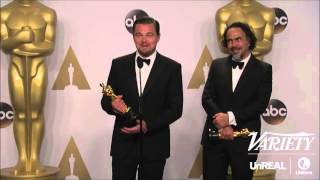 quot What about your first Oscar quot Leonardo DiCaprio tries not to laugh [upl. by Nitas]