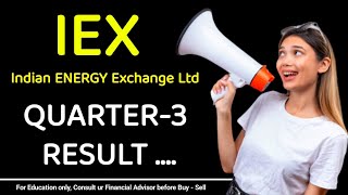 📣IEX LTD Q3 RESULT iexsharenews iex iexshare iexnews iexsharenewstoday iexsharelatestnews [upl. by Kathlin]