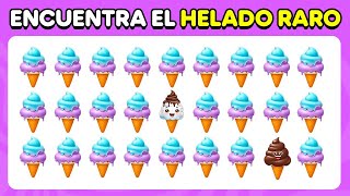 Encuentra el raro  Edición dulces y bebidas 🍧🥤 Niveles Fácil Medio Difícil [upl. by Padriac188]