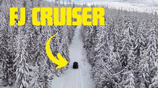 FJ Cruiser Snow Wheeling TripSELF Recovery Stranded 4Runner [upl. by Thursby774]