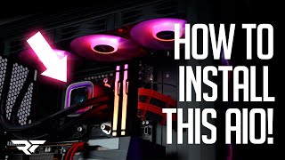 How to Install and Remove the DeepCool LS 720 AiO All in One Liquid Cooler [upl. by Jonathon]