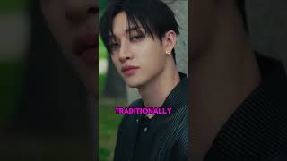 Stray Kids’ Bang Chan Challenges Gender Stereotypes in Latest Photoshoot kpop shorts straykids [upl. by Marmawke]