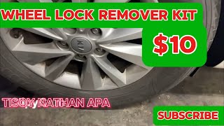 How to remove Mcgard Wheel Lock without Key [upl. by Belvia210]