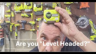 Ryobi Compact Laser Level quotWalk the linequot S10E4 ryobination [upl. by Esirec143]