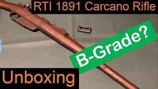 BGrade 1891 Carcano Rifle Unboxing Royal Tiger Imports [upl. by Perren98]