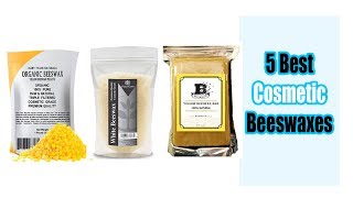 Top 5 Best Cosmetic Beeswaxes Reviews  Beeswax White Pastilles Pellets Granules [upl. by Quiteria]