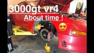 💥3000gt vr4😍New brakes amp suspension are finally done [upl. by Okime]