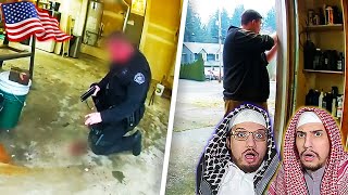 Good Samaritans Save Cops From Active Shooter  Arab Muslim Brothers Reaction [upl. by Ahsemrak807]