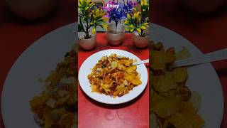 Lays Cocktail Bhel recipe Subscribe bhi kar do 🙏🥺 [upl. by Ardnovahs]