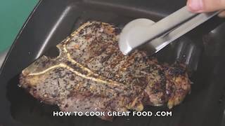 How to cook TBone Steak Recipe  Porterhouse T Bone Grilled [upl. by Ayatnahs791]