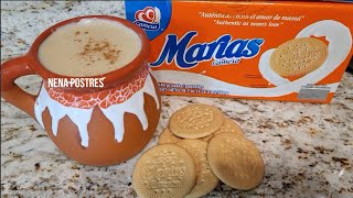 Atole Cremoso de Galletas Marias 🫓☕ [upl. by Sivrep171]