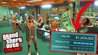 ¡CÓMO LLENAR EL ALMACÉN DE COCAÍNA EN 20 MINUTOS ¡SIN MEJORAS NI AYUDA  GTA 5 Online [upl. by Imuyam516]