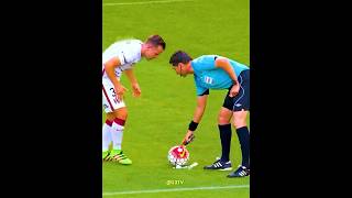 Players Vs Referee 😂 shorts [upl. by Maridel878]