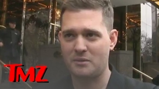 Michael Buble  Christmas Caroling with TMZ  Michael Bublés Christmas Album  TMZ [upl. by Calypso]