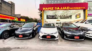 Toyota Corolla Altis Grande 18  Stock Review  Used Car In lahore  Hafiz Sajjad Motors [upl. by Imray]