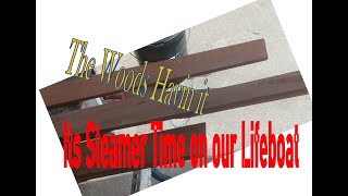 Were steaming wood on our historical lifeboat restoration project Whitby UK [upl. by Noram]