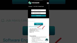 Hexagon is hiring for Software Engineer Freshers jobs Daily Job Updates Software Engineer Jobs Btech [upl. by Aizti]