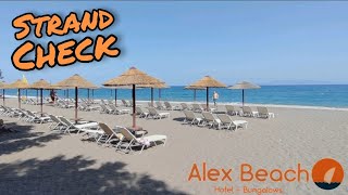 Alex Beach Hotel Rhodos TUI KIDS CLUB Strand Check 2021 Strandtest Griechenland Urlaubstest [upl. by Reywas]