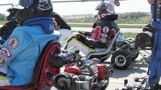 Delmar 2012 Event Clips  Vintage Karting VKA [upl. by Hadeehsar]