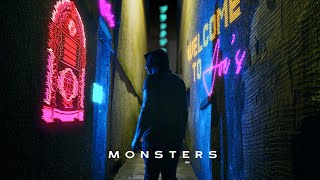 Manumit  Monsters Official Music Video [upl. by Yanaj]