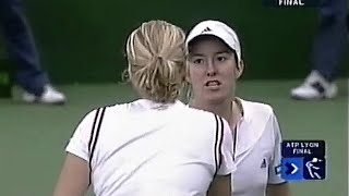 Kim Clijsters vs Justine Henin 2003 Filderstadt Final Highlights [upl. by Anilrats594]