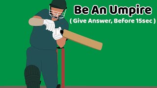 Be An Umpire  Guess This LBW  Quiz No 12  England vs Australia  Cricket Animation [upl. by Catie]